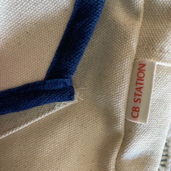 CB Station new without tags pickleball canvas had with red, cream, blue strap - Picture 3 of 3